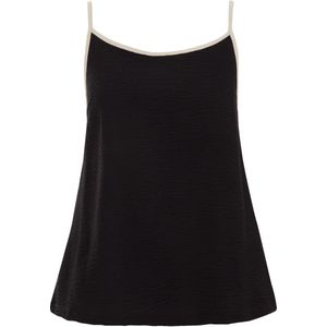 WE Fashion - Dames Top - Regular Fit - Zwart - Viscose