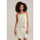 WE Fashion - Spaghetti Top - Beige