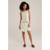 WE Fashion - Spaghetti Top - Beige