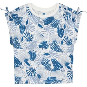 WE Fashion Shirt  blauw / lichtblauw / offwhite