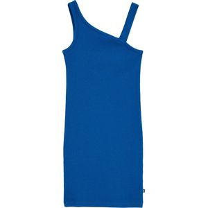 WE Fashion Jurk  kobaltblauw