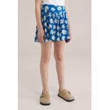 WE Fashion - Korte Broek - Kobaltblauw - Regular Fit