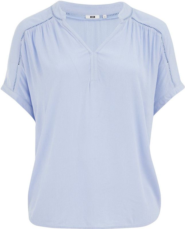 WE Fashion - Curve - Blouse - Met Structuur