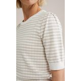 WE Fashion - Dames Top - Met Print - Regular Fit - Korte Mouwen