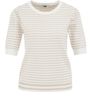 WE Fashion - Dames Top - Met Print - Regular Fit - Korte Mouwen