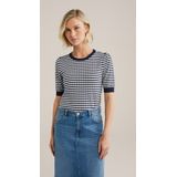 WE Fashion - Gebreide Trui - Ronde Hals - Viscose/Polyester - Comfortabel