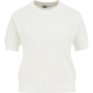 WE Fashion - Dames Trui - Opengewerkte Structuur