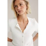 WE Fashion - Dames Vest - Met Structuur