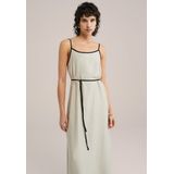 WE Fashion - Jurk - Taupe - Maxi - Mouwloos