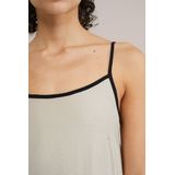 WE Fashion - Jurk - Taupe - Maxi - Mouwloos