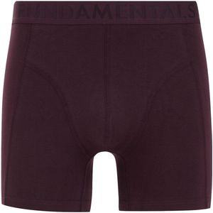 WE Fashion - Boxershort - Donkerrood - Katoen