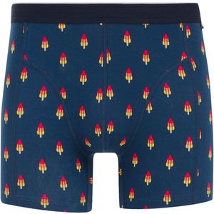 WE Fashion - Boxershort - Donkerblauw - Stretchkatoen