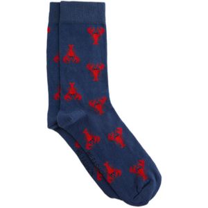 WE Fashion - Sportsokken - Blauw - All Over Print