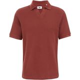 WE Fashion - Slim Fit Polo - Heren - Met Structuur