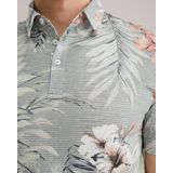 WE Fashion - Heren Polo - Slim Fit - IJsblauw - Katoen