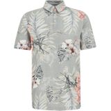 WE Fashion - Heren Polo - Slim Fit - IJsblauw - Katoen