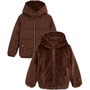 WE Fashion - Reversible Jas - Imitatiebont - Meisjes