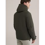 WE Fashion - Regular Fit - Waterafstotend Jack - Met Capuchon