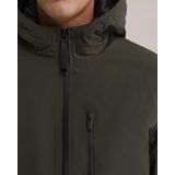 WE Fashion - Regular Fit - Waterafstotend Jack - Met Capuchon