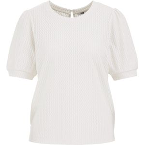WE Fashion - Dames Top - Gebroken Wit - Regular Fit