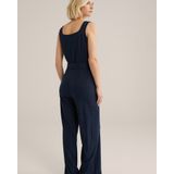 Jumpsuit - Effen - Jersey - Mouwloos - Normale Pasvorm