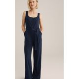 Jumpsuit - Effen - Jersey - Mouwloos - Normale Pasvorm