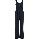 Jumpsuit - Effen - Jersey - Mouwloos - Normale Pasvorm