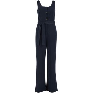 Jumpsuit - Effen - Jersey - Mouwloos - Normale Pasvorm