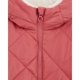 WE Fashion - Reversible Jas - Roze - Meisjes - Regular Fit