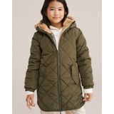 WE Fashion - Reversible Jas - Khaki - Meisjes - Regular Fit