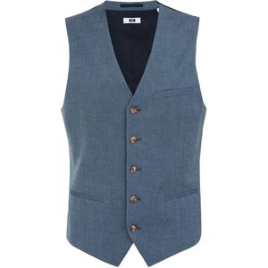 WE Fashion gilet donkerblauw