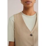 WE Fashion - Getailleerd Gilet - Krijtstreep