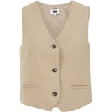 WE Fashion - Getailleerd Gilet - Krijtstreep