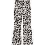 WE Fashion Broek  zwart / wit