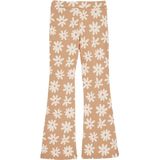 WE Fashion Leggings  bruin / donkeroranje / wit