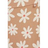 WE Fashion Leggings  bruin / donkeroranje / wit