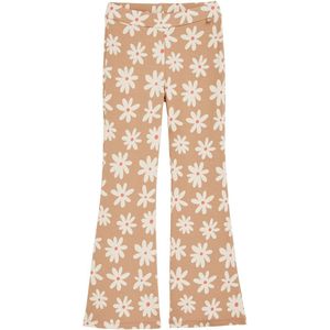 WE Fashion Leggings  bruin / donkeroranje / wit