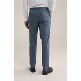 WE Fashion - Heren Slim Fit Pantalon - Marineblauw - Katoen