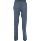 WE Fashion - Heren Slim Fit Pantalon - Marineblauw - Katoen