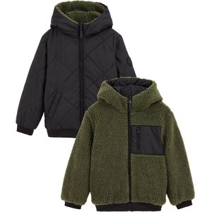 Blue Ridge - Reversible Teddy Jas - Zwart - Jongens