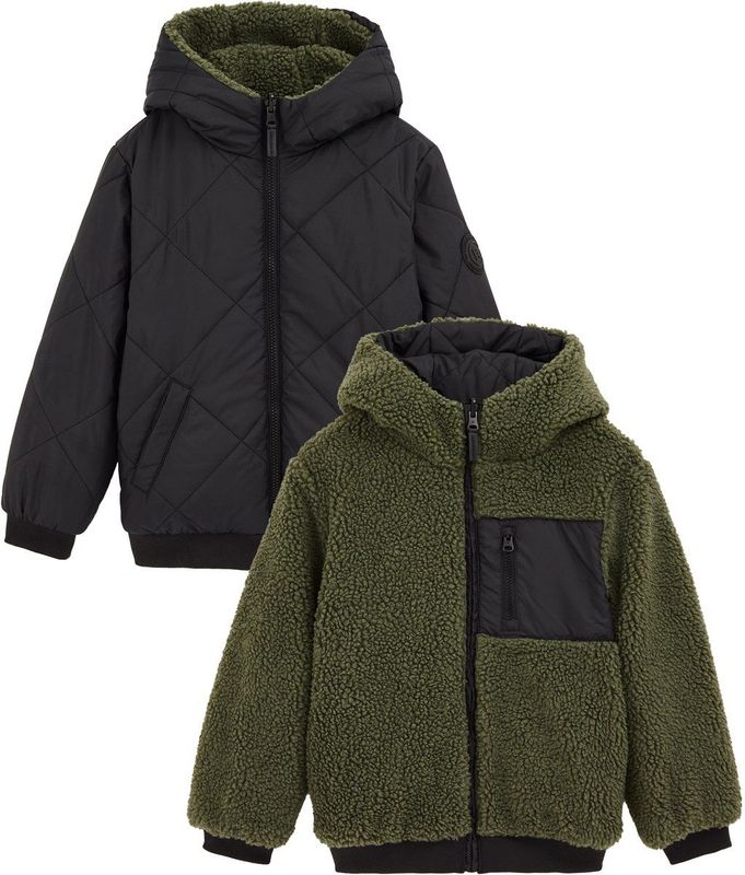 Blue Ridge - Reversible Teddy Jas - Zwart - Jongens