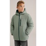 WE Fashion - Reversible Jas - Jongens - Met Capuchon - Gewatteerd