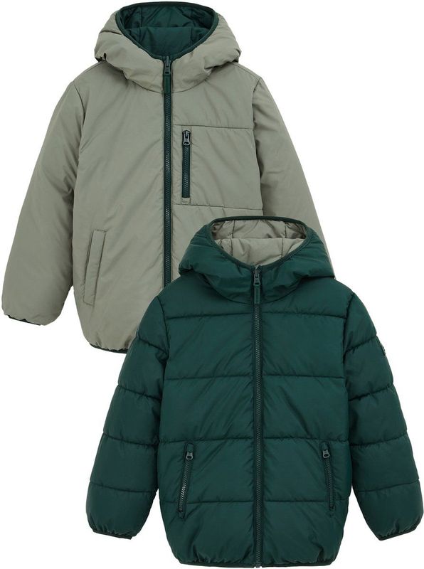 WE Fashion - Reversible Jas - Jongens - Met Capuchon - Gewatteerd