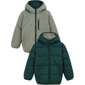 Blue Ridge - Reversible Jas - Donkergroen - Jongens