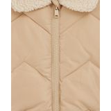 WE Fashion - Gewatteerde Jas - Voor Meisjes - Regular Fit - Zachte Fleece Binnenkant