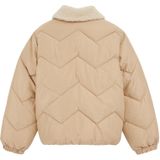 WE Fashion - Gewatteerde Jas - Voor Meisjes - Regular Fit - Zachte Fleece Binnenkant