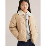 WE Fashion - Gewatteerde Jas - Voor Meisjes - Regular Fit - Zachte Fleece Binnenkant