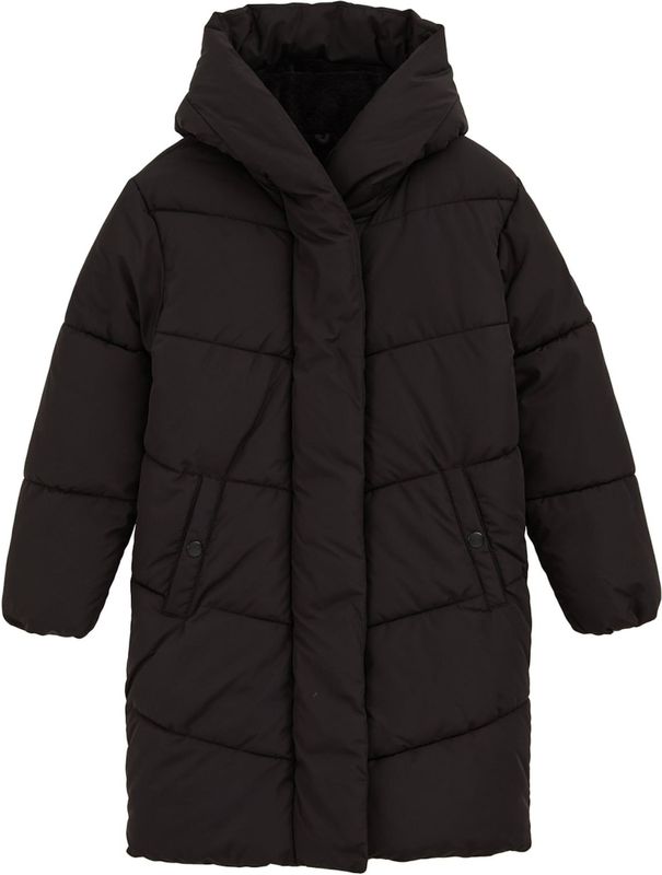 WE Fashion - Gewatteerde Jas - Meisjes - Regular Fit - Capuchon - Zachte Voering