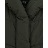 WE Fashion - Meisjes Jas - Donkergroen - Regular Fit