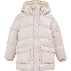 WE Fashion - Jas - Glanzend - Met Capuchon - Voor Meisjes